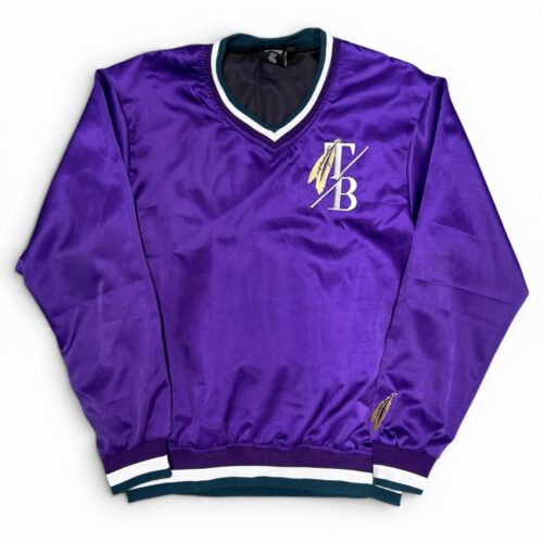 Eggplant Varsity Pullover