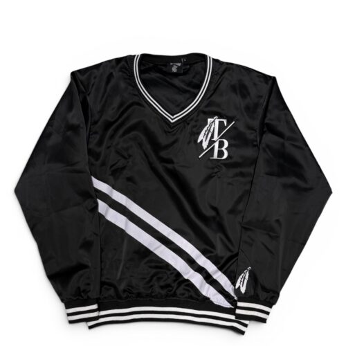 Black Varsity Pullover