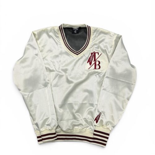 Cream Varsity Pullover