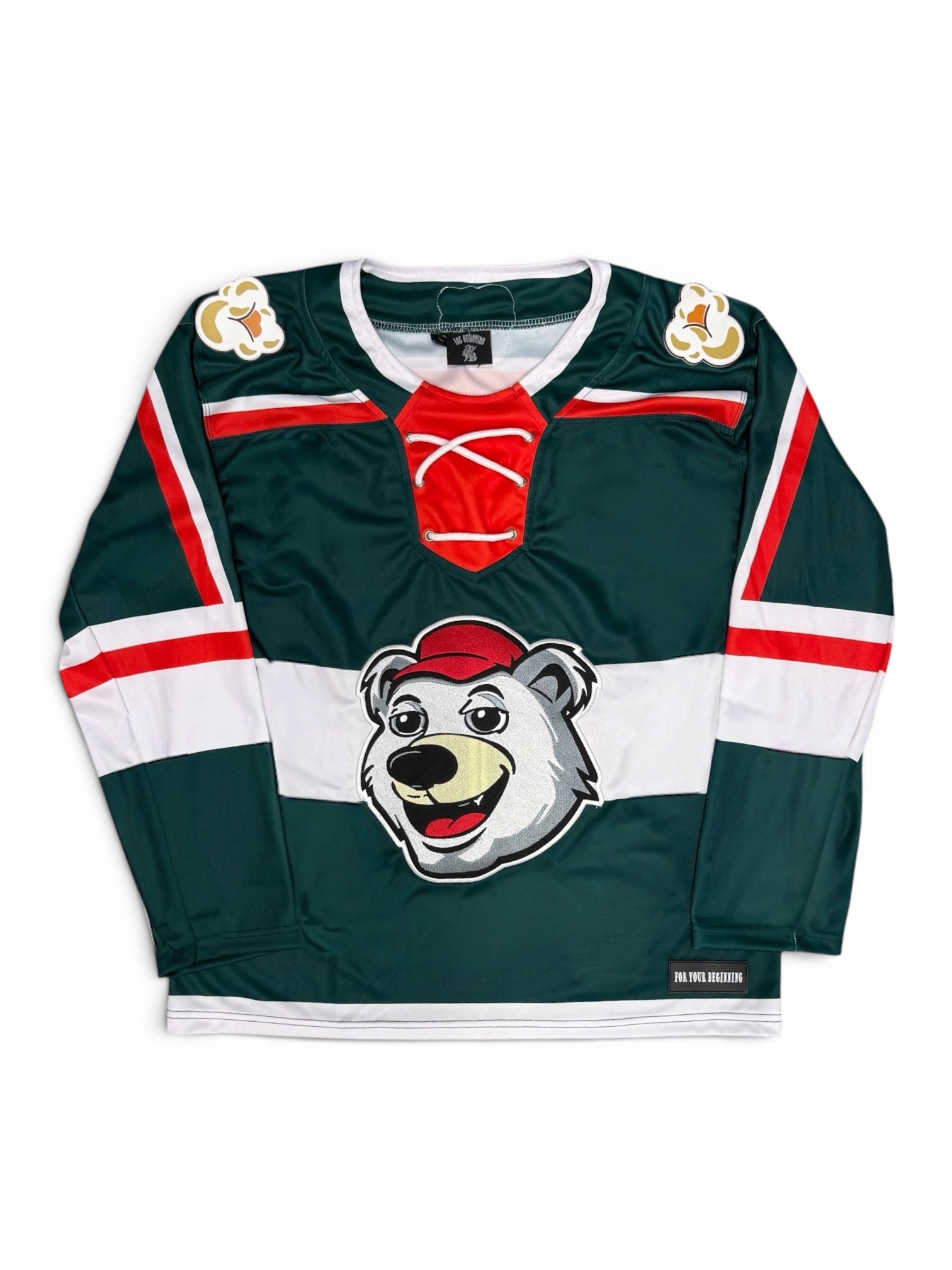 Green "Life's A Movie" Hockey Jersey