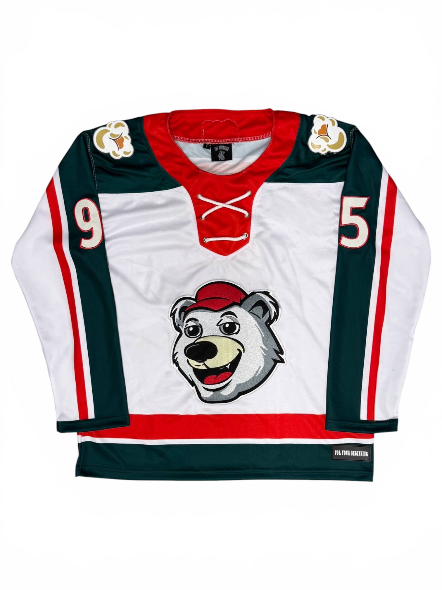 White "Life's A Movie" Hockey Jersey